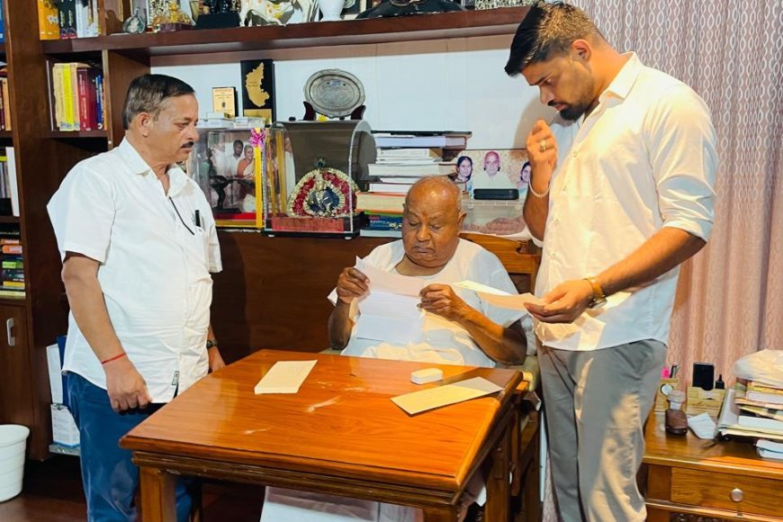 ಕೊಡಗು ಜೆಡಿಎಸ್‌ಗೆ ಜಿಲ್ಲಾಧ್ಯಕ್ಷರ ನೇಮಕಕ್ಕೆ ಆಗ್ರಹ:ದೇವೇಗೌಡರಿಗೆ ಬಿ.ಎಲ್. ನಾಗರಾಜ್ ನೇತೃತ್ವದಲ್ಲಿ ಮನವಿ