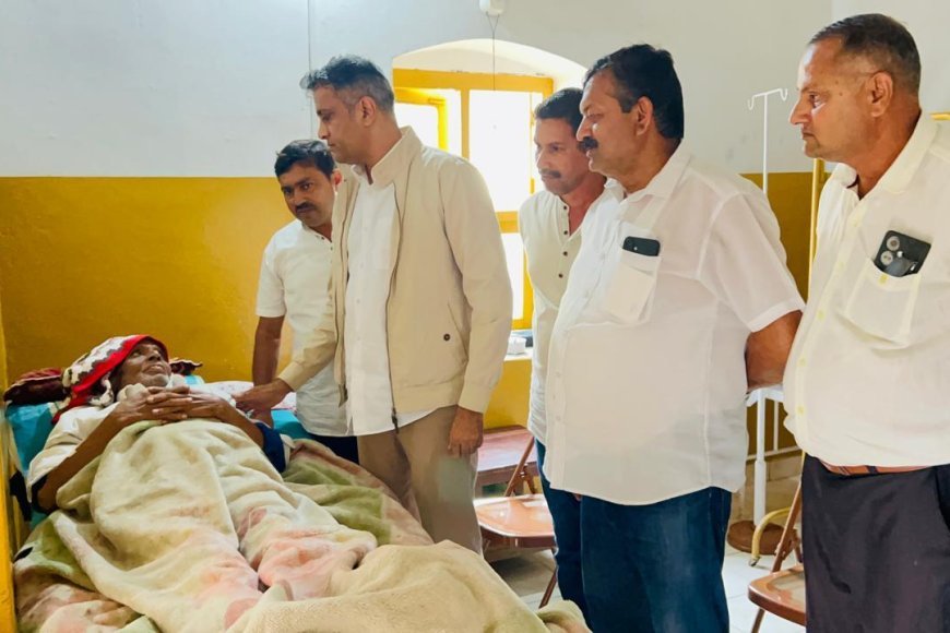 ಹಿರಿಯ ಕಾಂಗ್ರೆಸ್ ಮುಖಂಡ ಇಬ್ರಾಹಿಂ ಅವರ ಆರೋಗ್ಯ ವಿಚಾರಿಸಿದ ಶಾಸಕ ಎಎಸ್ ಪೊನ್ನಣ್ಣ