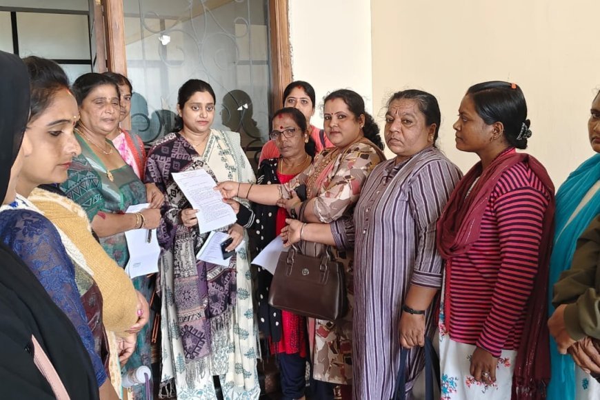 ಭರವಸೆ ಈಡೇರಿಕೆ ಕೋರಿ ಅಂಗನವಾಡಿ ಮತ್ತು ಬಿಸಿಯೂಟ ನೌಕರರಿಂದ  ಕರಾಳ ದಿನ ಆಚರಣೆ