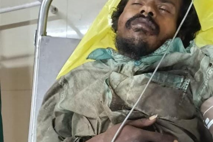 ಗುಡ್ಡೆಹೊಸೂರು ಬಳಿ ಅಪರಿಚಿತ ವ್ಯಕ್ತಿಗೆ ವಾಹನ ಡಿಕ್ಕಿ: ಆಸ್ಪತ್ರೆಗೆ ದಾಖಲು