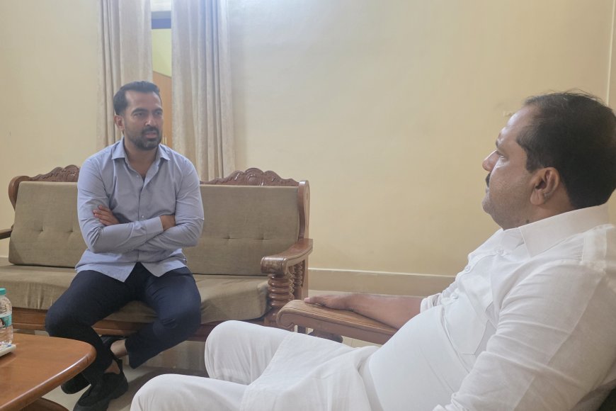 ಆರೋಗ್ಯ ಸಚಿವ ಯು. ಟಿ ಖಾದರ್ ಭೇಟಿ ಮಾಡಿದ ಶಾಸಕ ಡಾ ಮಂತರ್ ಗೌಡ