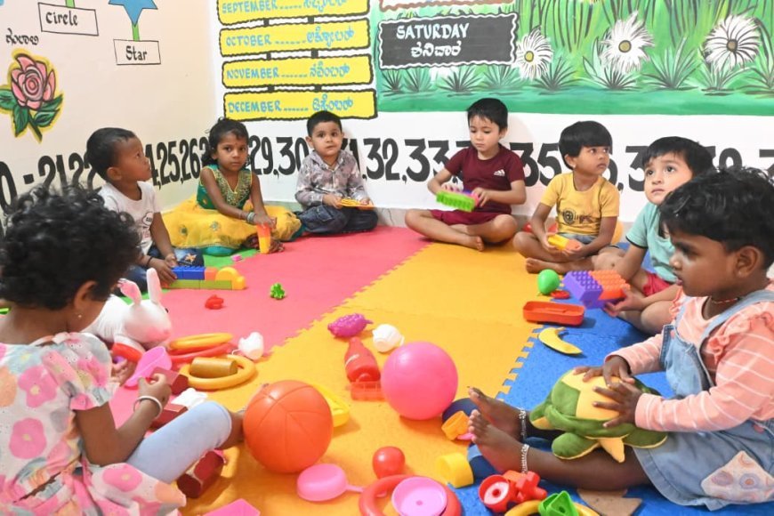 ಗುಡ್ಡೆಹೊಸೂರಿನ ಅಂಗನವಾಡಿಗೆ  ಆಧುನಿಕತೆಯ ಸ್ಪರ್ಶ
