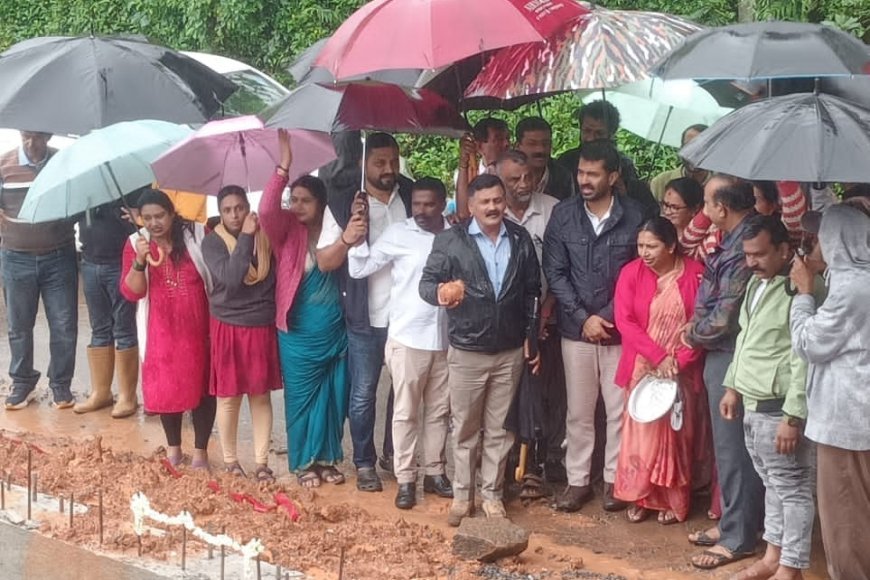 ಡಾ ಮಂತರ್ ಗೌಡ ರವರಿಂದ50 ಲಕ್ಷ ರೂ ವೆಚ್ಚದ ತಡೆಗೋಡೆ ಲೋಕಾರ್ಪಣೆ