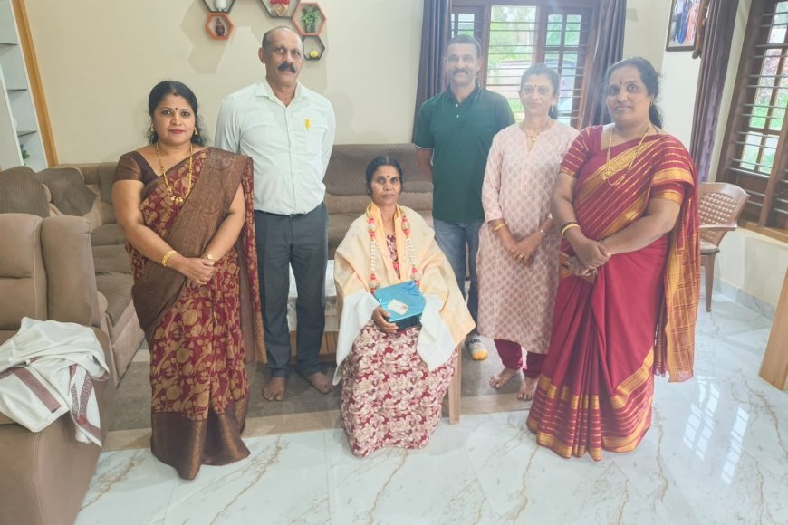 ವಯೋನಿವೃತ್ತ ಶಿಕ್ಷಕಿಯರಿಗೆ ಆತ್ಮೀಯ ಸನ್ಮಾನ