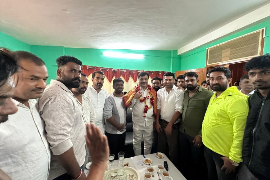 ಕುಶಾಲನಗರದಲ್ಲಿ ನೂತನ ಸಚಿವ ಪಿ.ಎಂ ನರೇಂದ್ರ ಸ್ವಾಮಿ ಅವರನ್ನು ಭೇಟಿ ಮಾಡಿದ ಯುವ ಕಾಂಗ್ರೆಸ್