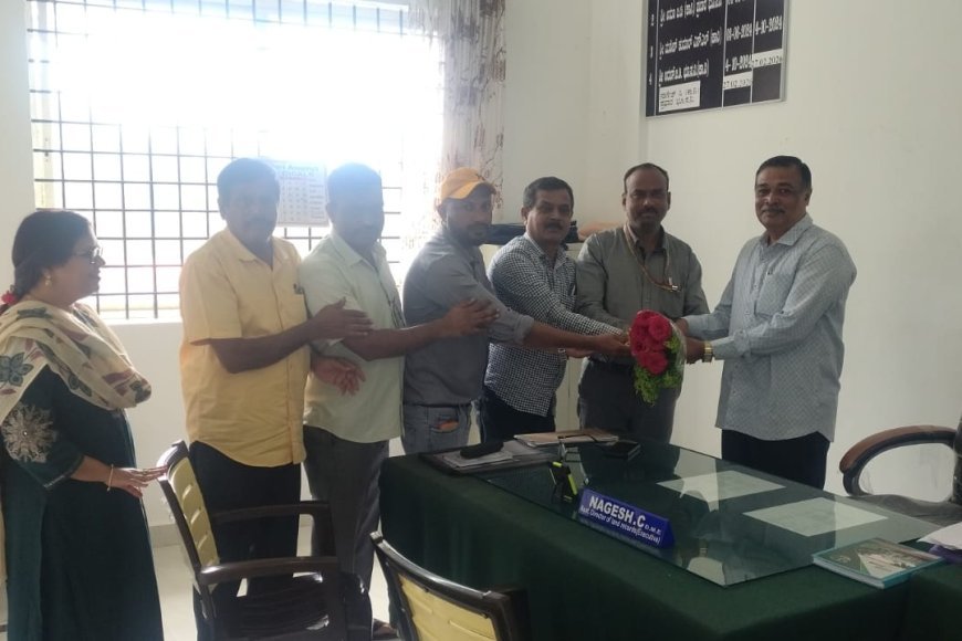 ಭೂ ದಾಖಲೆಗಳ ಸಹಾಯಕ ನಿರ್ದೇಶಕರಾಗಿ ಪಿ.ಸಿ ಜನೀಶ್ ಕುಮಾರ್ ಅಧಿಕಾರ ಸ್ವೀಕಾರ