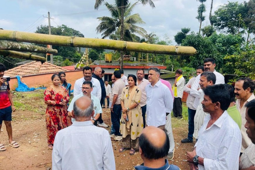 ನಾಪೋಕ್ಲು: ಶ್ರೀ ವೆಂಕಟರಮಣ ದೇವಸ್ಥಾನಕ್ಕೆ ಶಾಸಕ ಎಎಸ್ ಪೊನ್ನಣ್ಣ ಭೇಟಿ