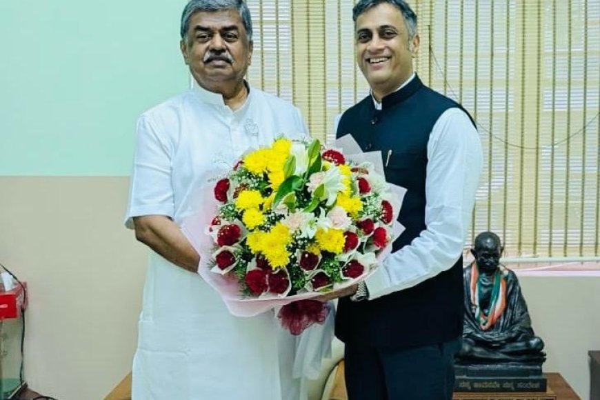 ಬಿ.ಕೆ ಹರಿಪ್ರಸಾದ್ ಅವರನ್ನು ಭೇಟಿಯಾದ ಶಾಸಕ ಎಎಸ್ ಪೊನ್ನಣ್ಣ