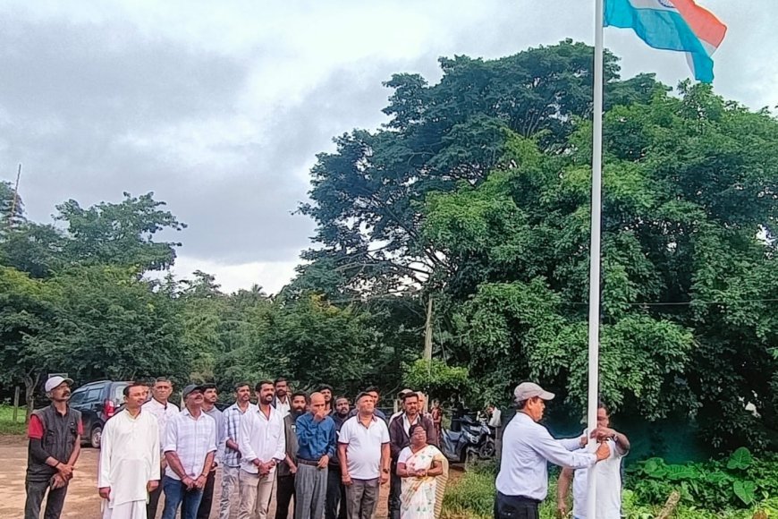 ಕರಡಿಗೋಡು ಗ್ರಾಮದಲ್ಲಿ 80ನೇ ಸ್ವಾತಂತ್ರ ದಿನ ಆಚರಣೆ
