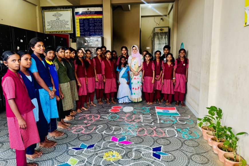 ವಿರಾಜಪೇಟೆ ಅಂಬೇಡ್ಕರ್ ಬಾಲಕಿಯರ ನಿಲಯದಲ್ಲಿ ಸ್ವಾತಂತ್ರ್ಯ ದಿನಾಚರಣೆ