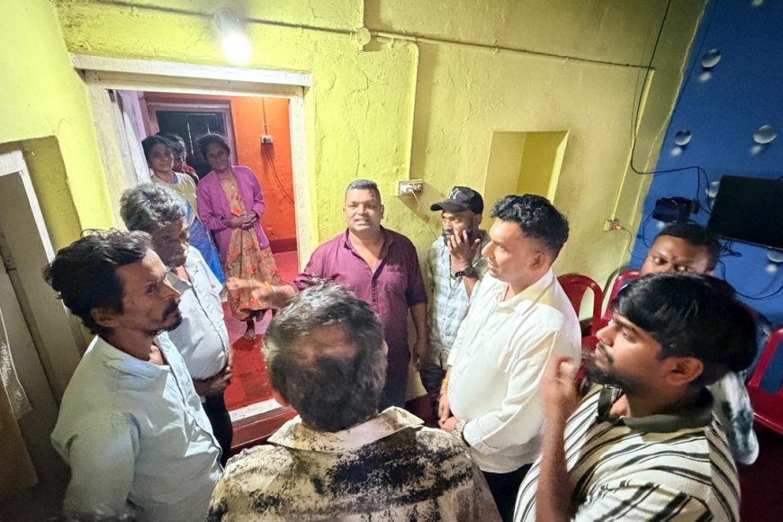 ಶೌಚಾಲಯದ ಗುಂಡಿ ಕುಸಿದು 2 ಮಂದಿ ಮೃತಪಟ್ಟ ಪ್ರಕರಣ: ಮೃತರ ಮನೆಗೆ ಭೇಟಿ ನೀಡಿದ ಪ್ರಸನ್ನ ಎಡಿಕೇರಿ