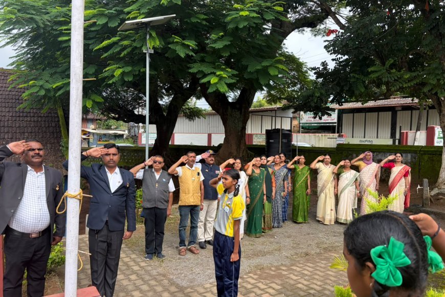ಗೋಣಿಕೊಪ್ಪ: ಕೆಪಿಎಸ್ ಶಾಲೆಯಲ್ಲಿ 80ನೇ ಸ್ವಾತಂತ್ರ್ಯ ದಿನಾಚರಣೆಯ ಸಂಭ್ರಮ