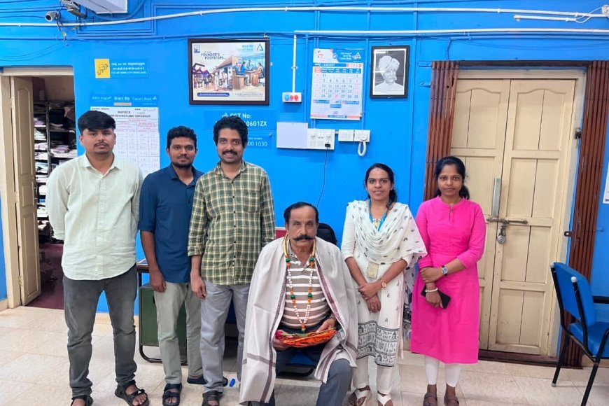 ಬಾಳೆಲೆ ಕೆನರಾ ಬ್ಯಾಂಕ್ ವತಿಯಿಂದ ನಿವೃತ್ತ ಯೋಧ ಮುಕ್ಕಾಟಿರ ಕಾವೇರಪ್ಪ ಅವರಿಗೆ ಸನ್ಮಾನ