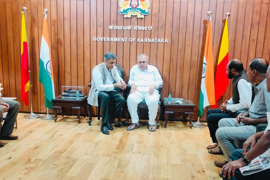 ಮಾನವ-ಪ್ರಾಣಿ ಸಂಘರ್ಷ:ಅರಣ್ಯ ಸಚಿವರೊಂದಿಗೆ ಚರ್ಚೆ ನಡೆಸಿದ ಶಾಸಕ ಎಎಸ್ ಪೊನ್ನಣ್ಣ