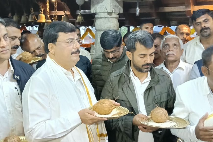 ಮಳೆಗಾಗಿ ಇಗ್ಗುತಪ್ಪ ದೇವಸ್ಥಾನದಲ್ಲಿ ಪೂಜೆ