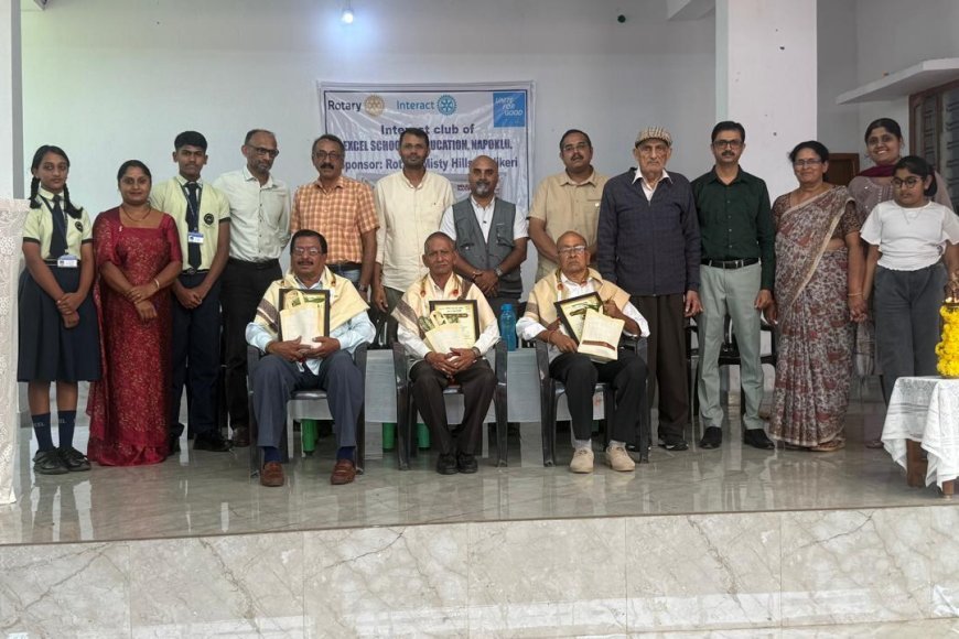 ನಾಪೋಕ್ಲುವಿನಲ್ಲಿ ಹಿರಿಯ ನಾಗರಿಕರಿಗೆ ರೋಟರಿ ಸನ್ಮಾನ