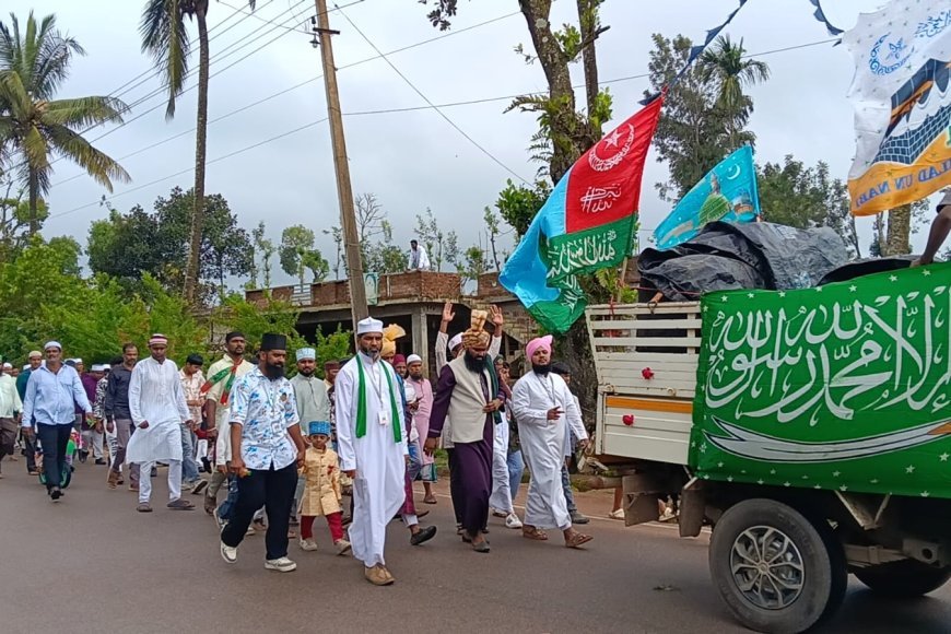 ಕೊಡ್ಲಿಪೇಟೆಯಲ್ಲಿ ಈದ್-ಮಿಲಾದ್ ರ‍್ಯಾಲಿ