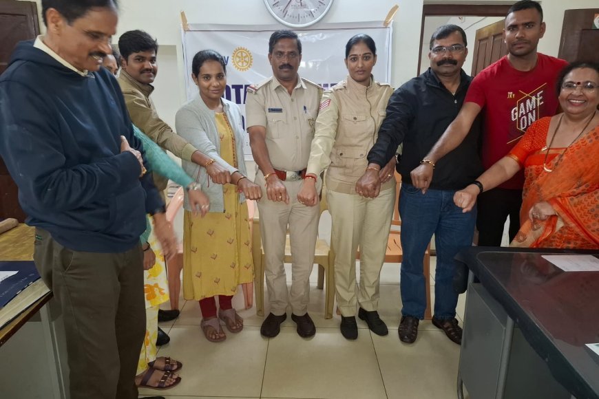 ರೋಟರಿ ವುಡ್ಸ್ ನಿಂದ ರಕ್ಷಾ ಬಂಧನ್ ;ನಮ್ಮ ಹಬ್ಬ ನಮ್ಮ ಸೇವಾ ಯೋಜನೆ