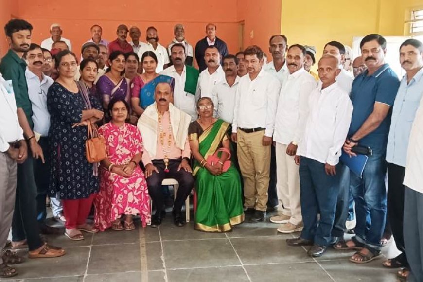 ಆಲೂರು ಸಿದ್ದಾಪುರ ಪ್ರಾಥಮಿಕ ಕೃಷಿ ಪತ್ತಿನ ಸಹಕಾರ ಸಂಘದ   ನಿವೃತ್ತ ಮುಖ್ಯ ಕಾರ್ಯನಿರ್ವಾಹಣಾಧಿಕಾರಿಗೆ ಬೀಳ್ಕೊಡುಗೆ