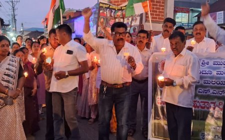 ಪೆಹಲ್ಗಾಮ್  ಉಗ್ರರ ದಾಳಿ ಖಂಡಿಸಿ ಹಿಂದೂ ಮಲಯಾಳಿ ಸಮಾಜದಿಂದ ಪ್ರತಿಭಟನೆ: