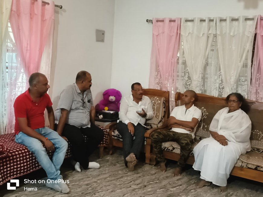 ಕಾಡಾನೆ ದಾಳಿಗೆ ಬಲಿಯಾದ ರೈತನ ಮನೆಗೆ ಸುಜಾ ಕುಶಾಲಪ್ಪ ಭೇಟಿ