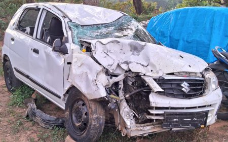 ಅಮತ್ತಿ: ಕಾರು ಮತ್ತು ಬೈಕ್ ಅಪಘಾತ ಸಂಭವಿಸಿದ ಘಟನೆ:  ಕಾರು ಚಾಲಕ ಬಂಧನ:  ಮದ್ಯಪಾನ ಮಾಡಿ ಕಾರು ಚಲಾಯಿಸಿ ಅಮಾಯಕನ ಜೀವ ಬಲಿ ಪಡೆದ!