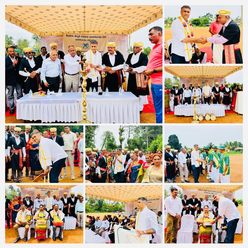 ನಾಡಿನ ವಿದ್ಯಾರ್ಥಿಗಳಿಗೆ ವಿದ್ಯಾರ್ಜನೆ ಮಾಡುವುದರಲ್ಲಿ ಹೆಗ್ಗಡೆ ಸಮಾಜ ಮುಂಚೂಣಿಯಲ್ಲಿದೆ: ಶಾಸಕ ಎ.ಎಸ್ ಪೊನ್ನಣ್ಣ