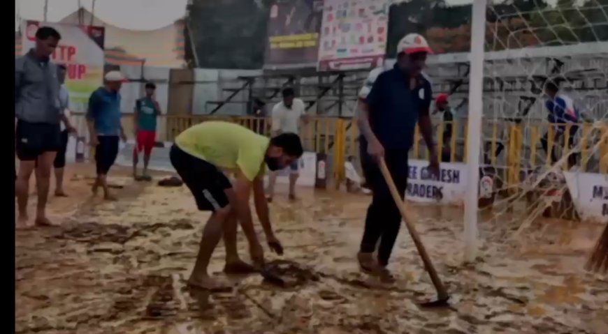 ಮಳೆರಾಯನ ಮುನಿಸಿ, ಮಳೆಯನ್ನೇ ಎದುರಿಸಿ ನಿಂತ ಆಲ್ ಸ್ಟಾರ್ ತಂಡ!