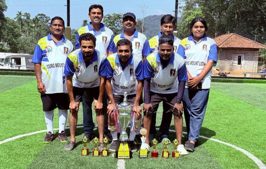 ಪತ್ರಕರ್ತರ ಫುಟ್ಬಾಲ್ ಕಲರವ: ಕೂರ್ಗ್ ನ್ಯೂ ಡ್ರಾಪ್ಸ್ ಚಾಂಪಿಯನ್  ಕೂರ್ಗ್ ಮೌಂಟನ್ ರನ್ನರ್ಸ್