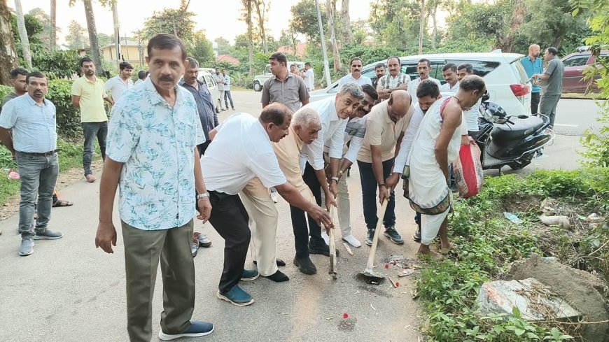 ಪೊನ್ನಂಪೇಟೆ: ತಾಲೂಕಿನ ಬಲ್ಯಮಂಡೂರು ಗ್ರಾ.ಪಂ. ವ್ಯಾಪ್ತಿಯಲ್ಲಿ ವಿವಿಧ ರಸ್ತೆ ಅಭಿವೃದ್ಧಿ ಕಾಮಗಾರಿಗೆ ಭೂಮಿಪೂಜೆ: ಅಭಿವೃದ್ಧಿಯೇ ನನ್ನ ಮೊದಲ ಮಂತ್ರ: ಶಾಸಕ ಎ.ಎಸ್ ಪೊನ್ನಣ್ಣ