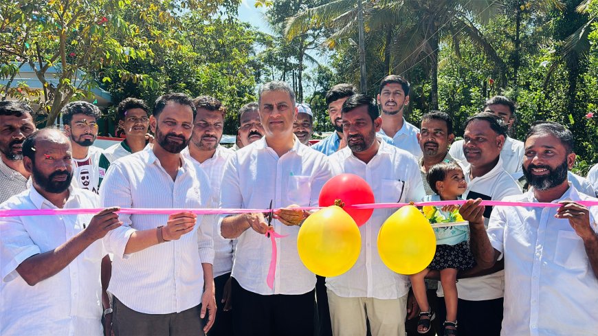 ಕಲ್ಲುಬಾಣೆ: ನೂತನ ರಸ್ತೆ ಉದ್ಘಾಟನೆ