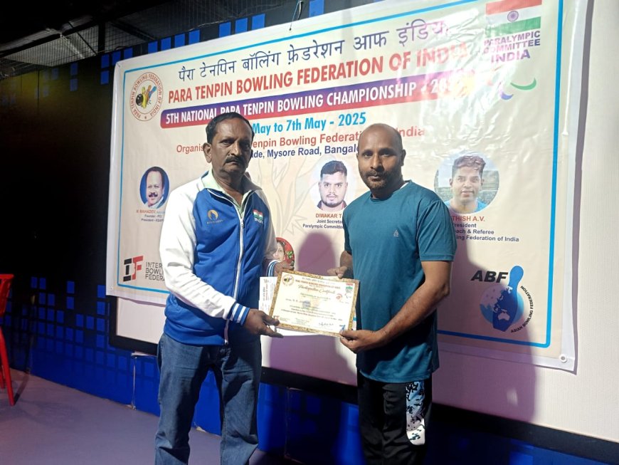 ಪ್ಯಾರಾ ಕ್ರೀಡಾಕೂಟ: ಹಸ್ಸನ್ ಗೆ ಕಂಚಿನ ಪದಕ