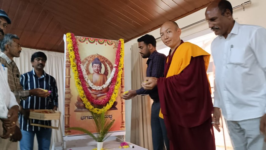 ಗೌತಮ ಬುದ್ಧನ ಸಂದೇಶ ಇಡೀ ಮಾನವಕುಲಕ್ಕೆ ಮಾರ್ಗದರ್ಶಿ: ವಿನಾಯಕ ನರ್ವಡೆ