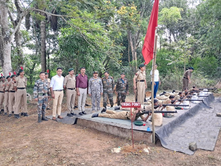 ಗೋಣಿಕೊಪ್ಪ:ಎನ್ ಸಿ ಸಿ ಕೆಡೆಟ್ ಗಳಿಗೆ ಬಂದೂಕು ತರಬೇತಿ,  ನಾಯಕತ್ವ ಹಾಗೂ ವ್ಯಕ್ತಿತ್ವ ವಿಕಸನ  ಕಾರ್ಯಗಾರ