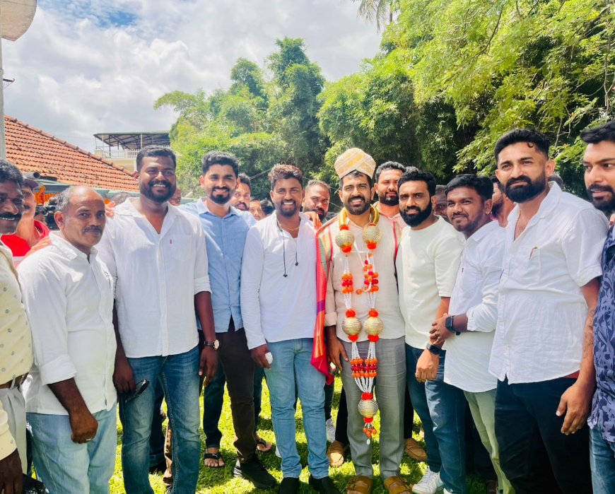 ಕೊಡಗು ಯುವ ಕಾಂಗ್ರೆಸ್ ಮುಖಂಡರಿಂದ ಡಾ ಮಂಥರ್ ಗೌಡರಿಗೆ ಸನ್ಮಾನ