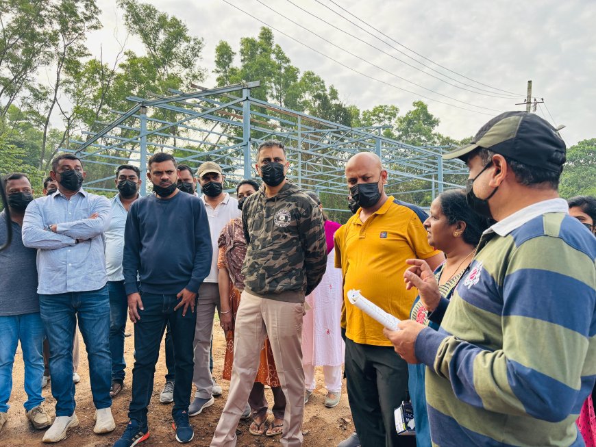 ಪೆರುಂಬಾಡಿ:ಅತ್ಯಾಧುನಿಕ ಘನತಾಜ್ಯ ವಿಲೇವಾರಿ ಘಟಕದ ಕಾಮಗಾರಿ ಪರಿಶೀಲಿಸಿದ:ಎಎಸ್ ಪೊನ್ನಣ್ಣ   ವಿರಾಜಪೇಟೆ ಹಾಗೂ ಸುತ್ತಮುತ್ತಲಿನ ಘನತಾಜ್ಯ ನಿವಾರಣೆ ಸಮಸ್ಯೆಗೆ ಶಾಶ್ವತ ಪರಿಹಾರ :ಎ.ಎಸ್ ಪೊನ್ನಣ್ಣ