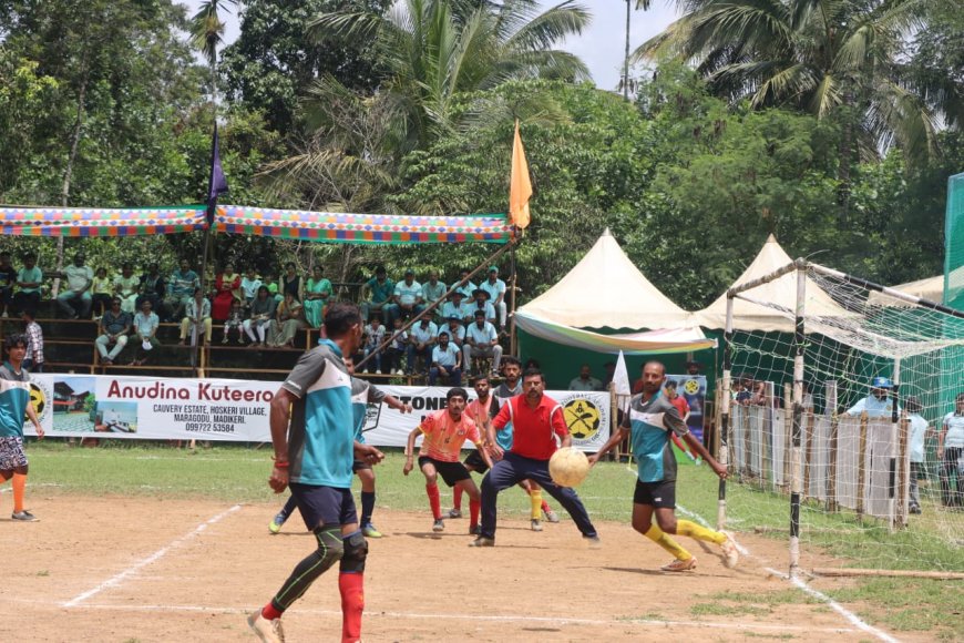 ಗೌಡ ಫುಟ್ಬಾಲ್ ಕಪ್ ಎರಡನೇ ಸೆಮಿಫೈನಲ್ ಪಂದ್ಯ:  ಮಞಂಡ್ರ ತಂಡಕ್ಕೆ ಗೆಲುವು