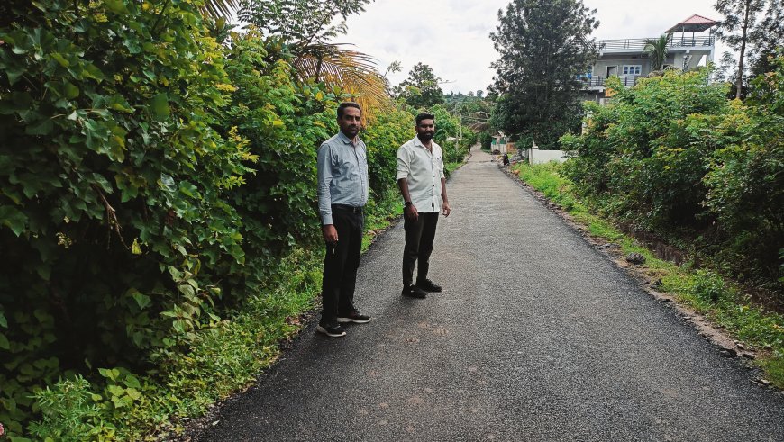 ಸುಂದರನಗರ, ವಿನಾಯಕ ಬಡಾವಣೆ, ಬಸವೇಶ್ವರ ಬಡಾವಣೆಯಲ್ಲಿ 10 ಲಕ್ಷರೂ ವೆಚ್ಚದಲ್ಲಿ ರಸ್ತೆ ಅಭಿವೃದ್ಧಿ ಕಾಮಗಾರಿ: ಪರಿಶೀಲನೆ
