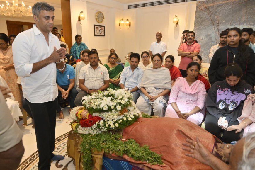 ಸಚಿವ ಭೈರತಿ ಸುರೇಶ್ ರವರಿಗೆ ಮಾತೃವಿಯೋಗ : ಅಂತಿಮ ದರ್ಶನ ಪಡೆದ  ಎ.ಎಸ್ ಪೊನ್ನಣ್ಣ