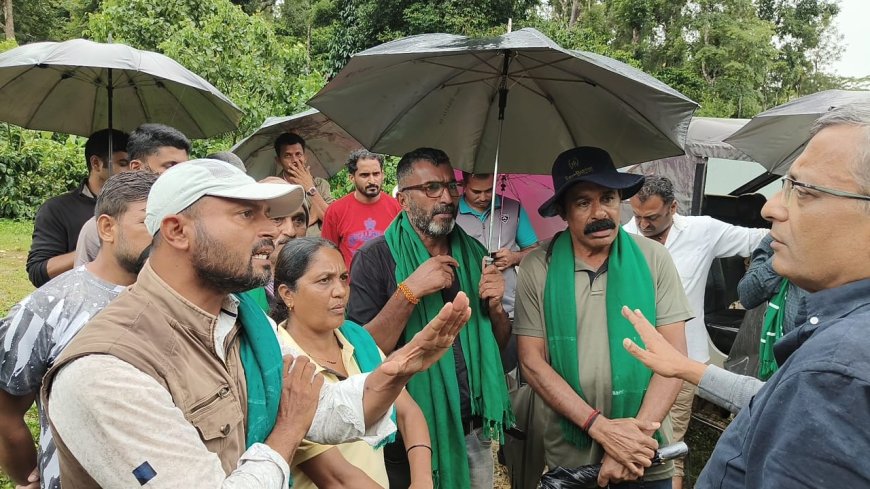 ದಕ್ಷಿಣ ಕೊಡಗಿನಲ್ಲಿ ಮತ್ತೆ ಹಸುವಿನ ಮೇಲೆ ಹುಲಿ ದಾಳಿ, ಎರಡು ಹಸು ಬಲಿ:,  ರೈತ ಸಂಘದಿಂದ ಪ್ರತಿಭಟನೆ