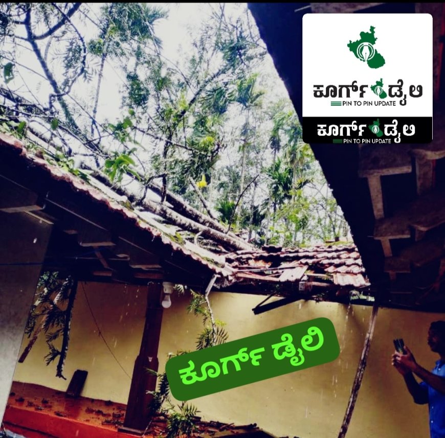 ಚೆಯ್ಯಂಡಾಣೆ ಚೇಲಾವರದಲ್ಲಿ ಬೃಹತ್ ಗಾತ್ರದ ಮರ ಬಿದ್ದು ದೇವಸ್ಥಾನಕ್ಕೆ ಹಾನಿ