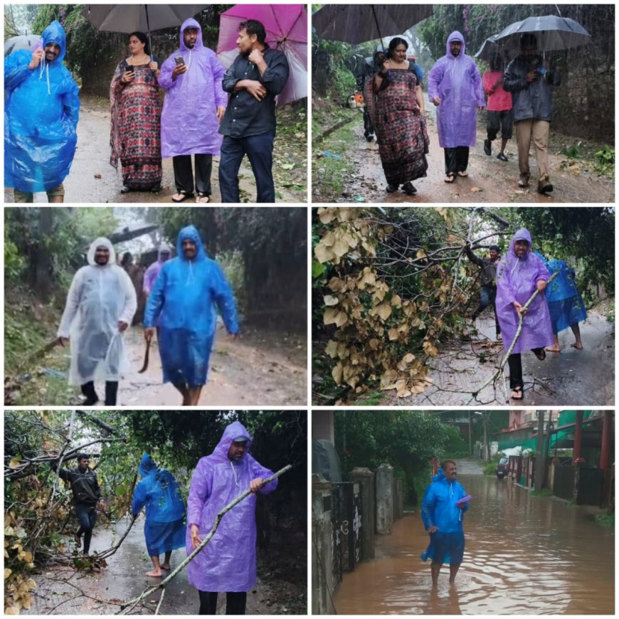 ವಿರಾಜಪೇಟೆ:ನೆಹರು ನಗರದಲ್ಲಿ ಮರ ಬಿದ್ದು ಸಂಚಾರ ಸ್ಥಗಿತ :ಕೂಡಲೇ ಮರ ತೆರವುಗೊಳಿಸಿದ ವಿರಾಜಪೇಟೆ ರೆಸ್ಕ್ಯೂ ತಂಡ