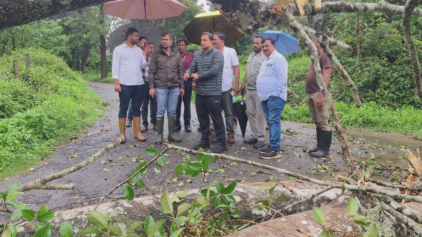 ಮಳೆಯ ಆರ್ಭಟ:ಅಗತ್ಯ ಕ್ರಮಕೈಗೊಳ್ಳಲು ಜಿಲ್ಲಾಧಿಕಾರಿಗೆ ಶಾಸಕ ಮಂತರ್ ಗೌಡ ಸೂಚನೆ