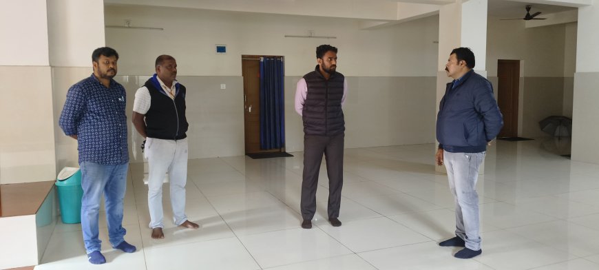 ಭಾಗಮಂಡಲ:ಕಾಳಜಿ ಕೇಂದ್ರಕ್ಕೆ ಉಪವಿಭಾಗಾಧಿಕಾರಿ ಭೇಟಿ