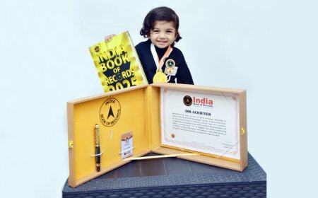 ಮಾಶಿತಾ ವಿಶ್ವ ದಾಖಲೆ:  ಇಂಡಿಯಾ ಬುಕ್ ಆಫ್ ರೆಕಾರ್ಡ್ಸ್ ಪ್ರಶಸ್ತಿ: 1 ವಯಸ್ಸು 10 ತಿಂಗಳ ಮಗುವಿನ ಸಾಧನೆ