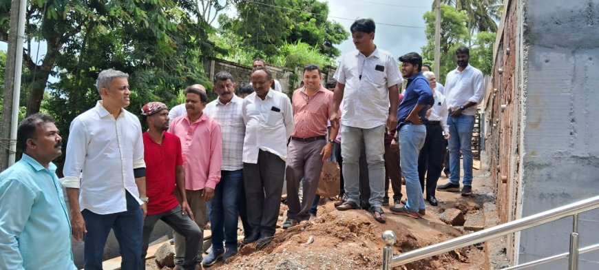 ವಿರಾಜಪೇಟೆ: ತಡೆಗೋಡೆ ಕುಸಿತ, ತನಿಖೆಗೆ ಆದೇಶ ಮಾಡಿದ ಶಾಸಕ ಎ.ಎಸ್ ಪೊನ್ನಣ್ಣ