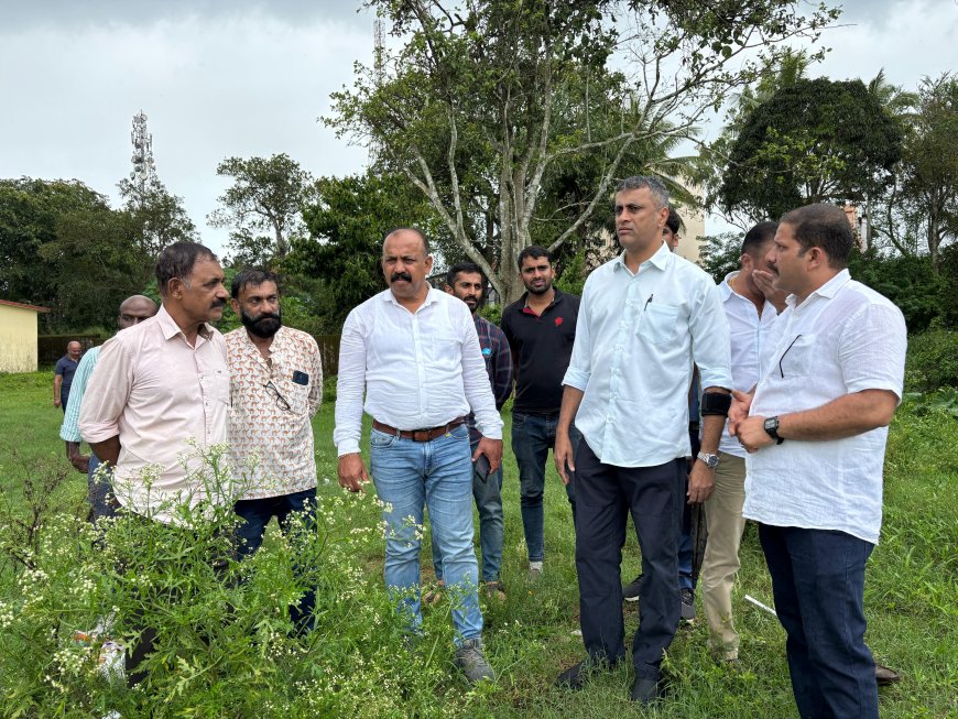 ಪೊನ್ನಂಪೇಟೆ :ಪಟ್ಟಣ ಪಂಚಾಯಿತಿ ವ್ಯಾಪ್ತಿಯ ಕಸ ವಿಲೇವಾರಿ ಘಟಕಕ್ಕೆ ಭೇಟಿ ನೀಡಿ ಪರಿಶೀಲನೆ ನಡೆಸಿದ ಎ.ಎಸ್ ಪೊನ್ನಣ್ಣ