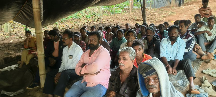 ಮೂರ್ನಾಡು: ತಲೆಯ ಮೇಲೊಂದು ಸೂರಿಗಾಗಿ ಪೆಗ್ಗೊಲ್ಲಿಯಲ್ಲಿ 213 ದಿನಗಳಿಂದ ನಿರಂತರ ಹೋರಾಟ!