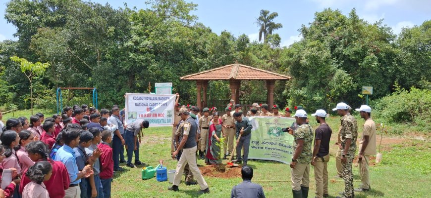 ಕೊಡಗು ವಿದ್ಯಾಲಯದಲ್ಲಿ ವಿಶ್ವ ಪರಿಸರ ದಿನಾಚರಣೆ