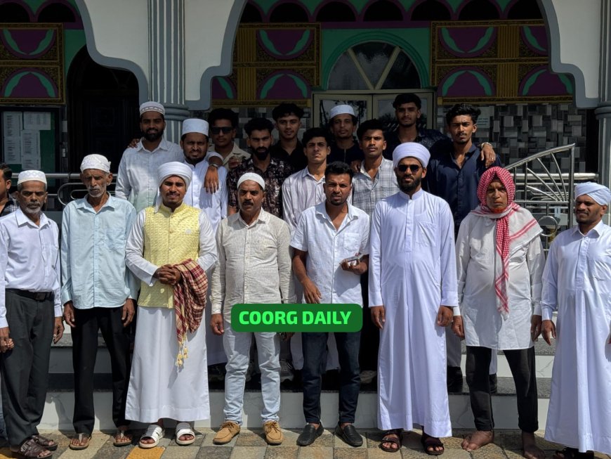 ಚೆರಿಯಪರಂಬು: ಮುಹಿಯುದ್ದೀನ್ ಜುಮಾ ಮಸೀದಿಯಲ್ಲಿ ಸಂಭ್ರಮದ ಬಕ್ರೀದ್ ಆಚರಣೆ